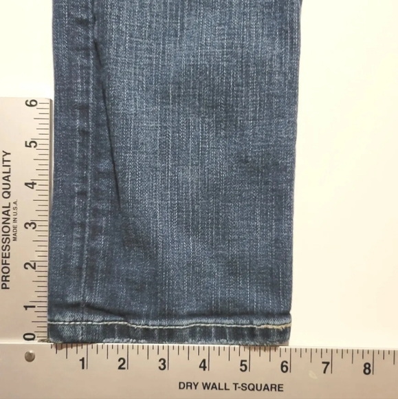 BKE Jeans Womens Size 28x33.5 (28x31) Blue Madison Boot Dark Wash Denim Bk17121L - Picture 10 of 11